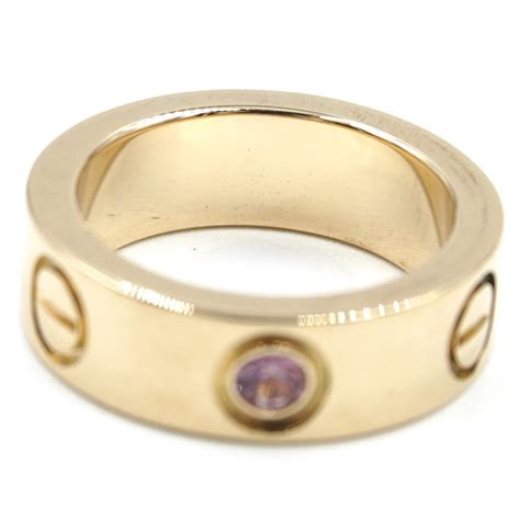 cartier bague or rose
